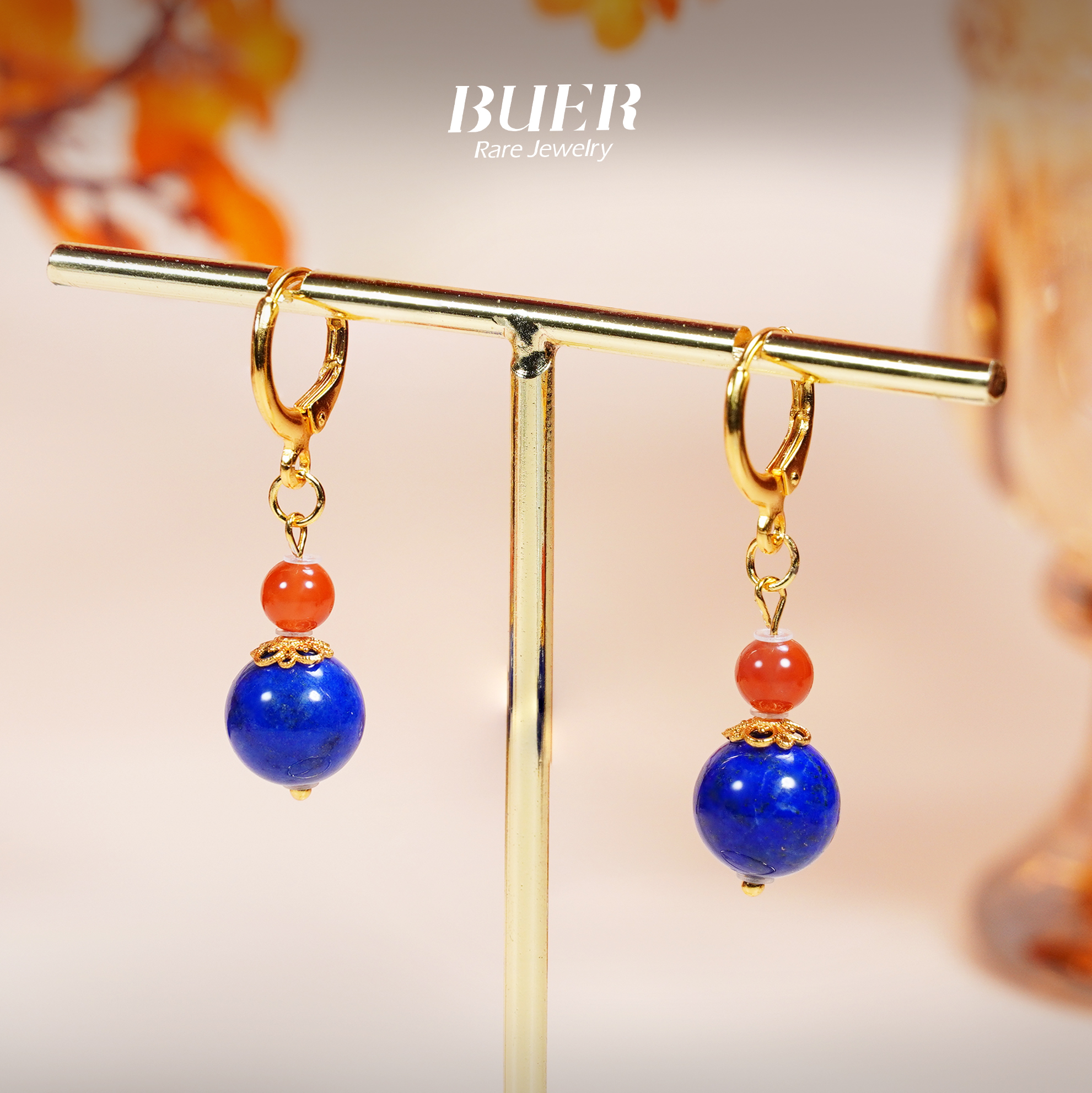 【不二】青金石DIY耳环