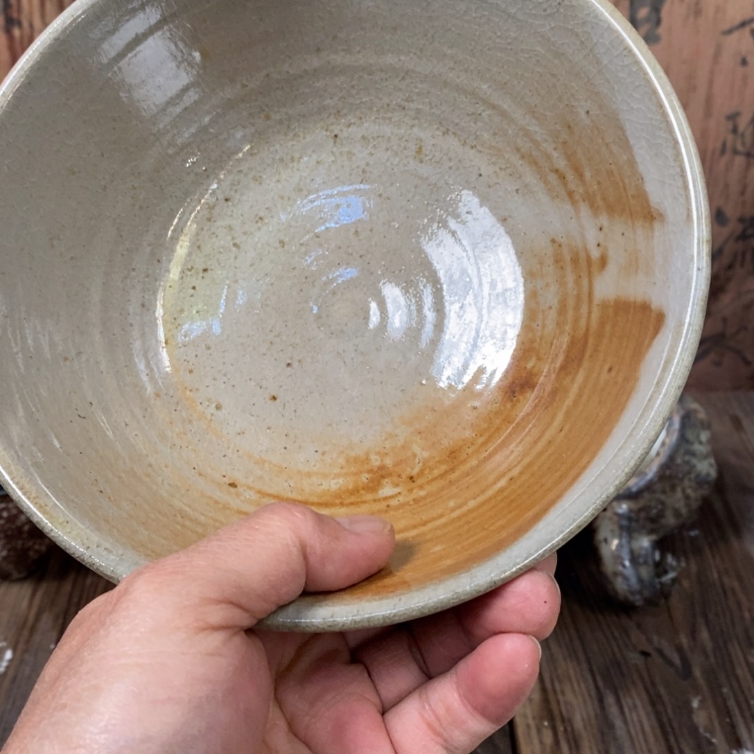 不***海浪鬼柴烧 釉陶美器