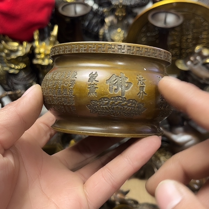 顺顺利利，铜器摆件