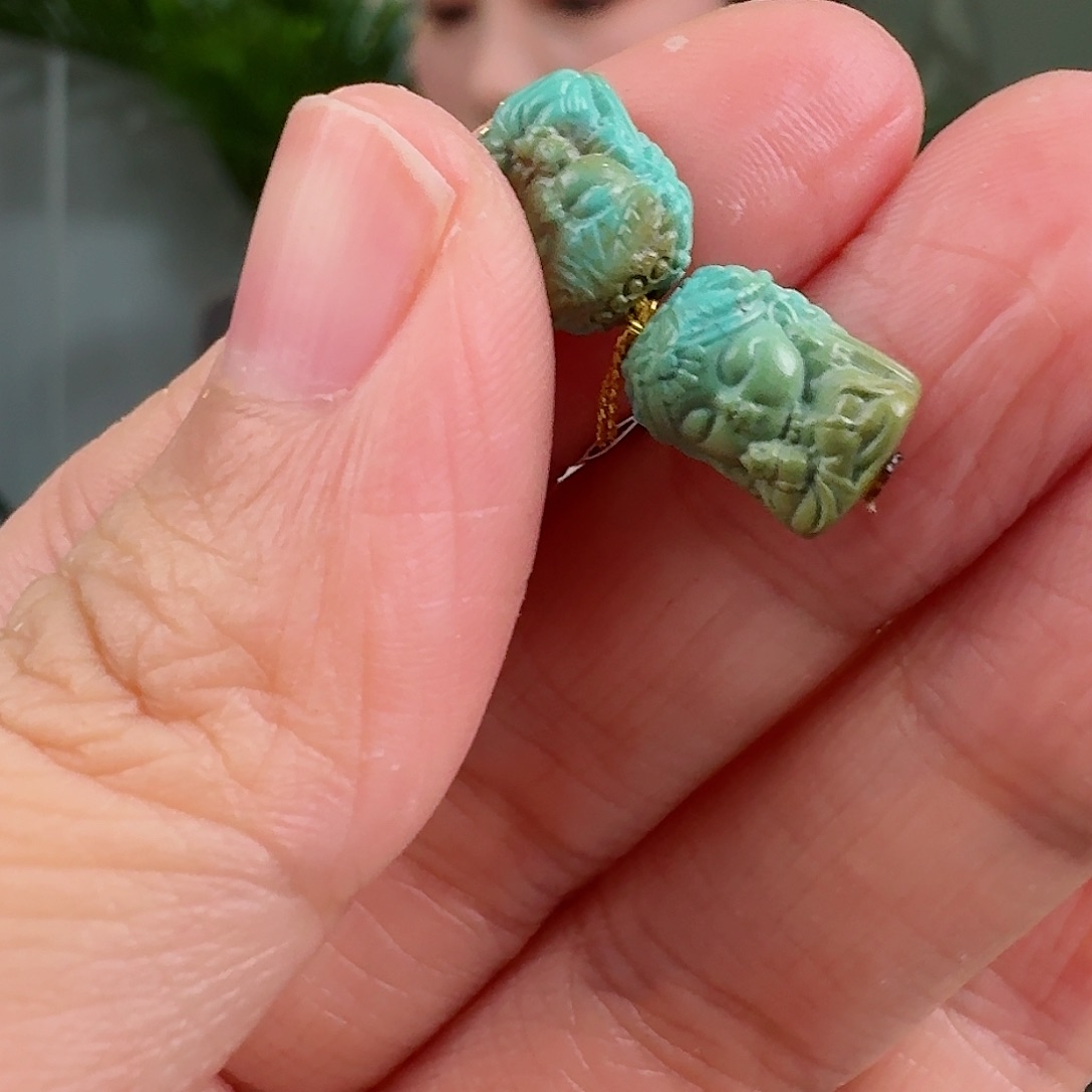 绿松石珠宝奇石未镶嵌