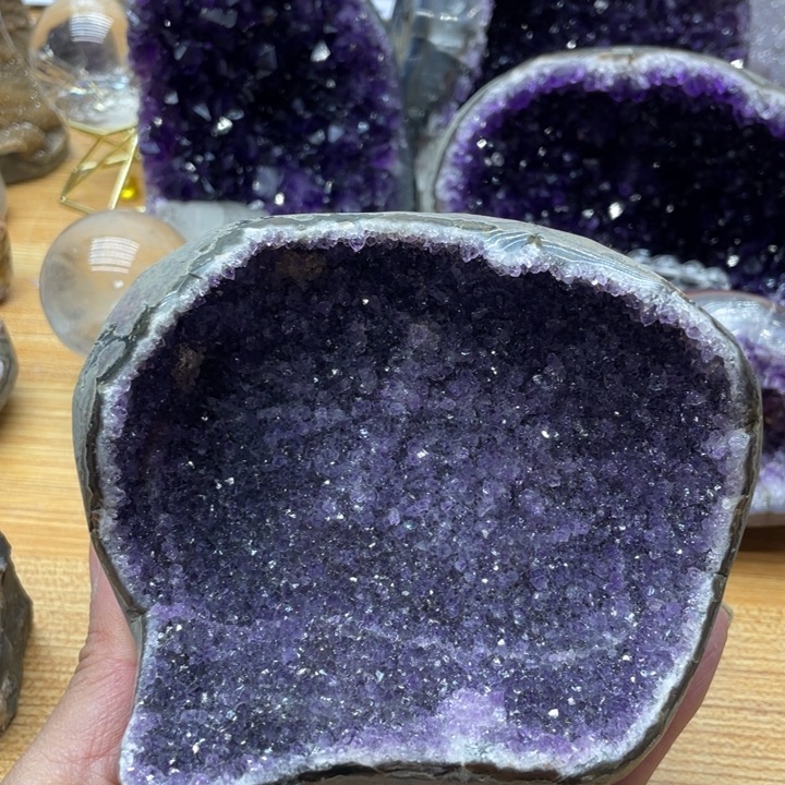 紫晶钱袋子未镶嵌