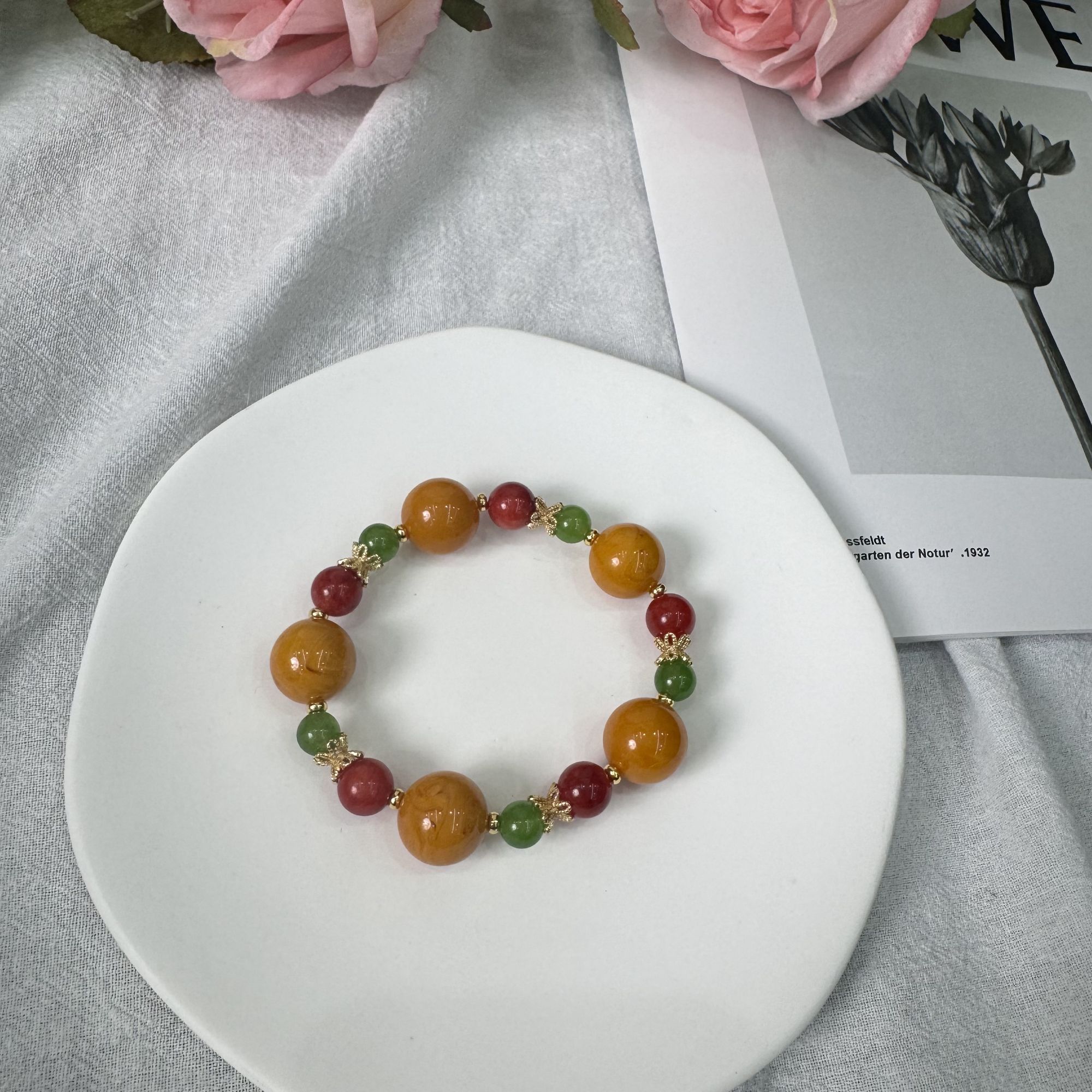 高定珠宝蜜蜡多宝手链LY902S038