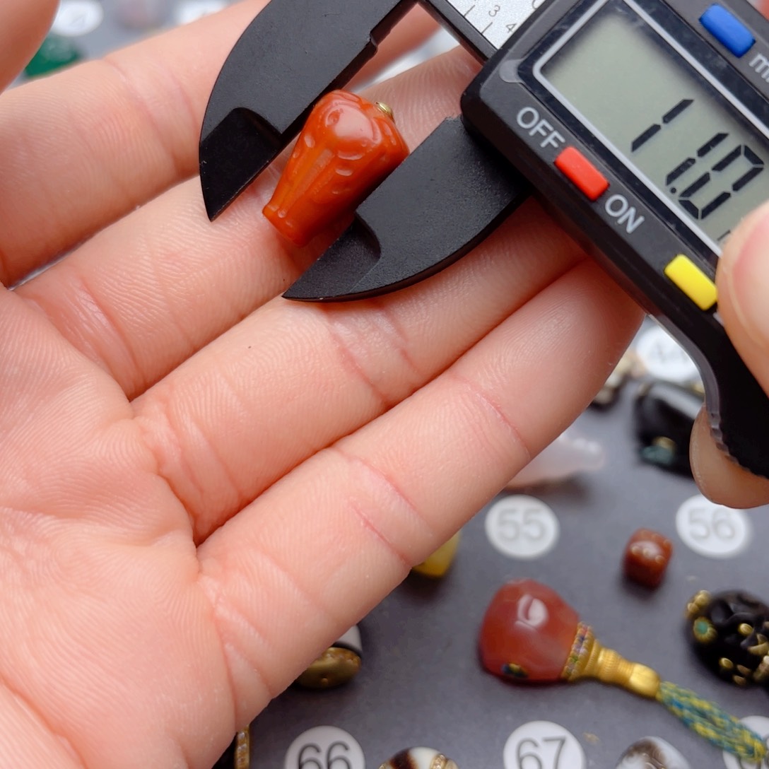 玛瑙/玉髓隔珠未镶嵌