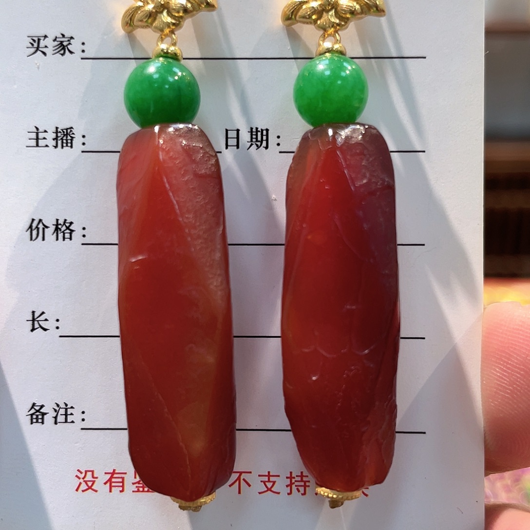 匿***呀锦纶非金属耳坠子