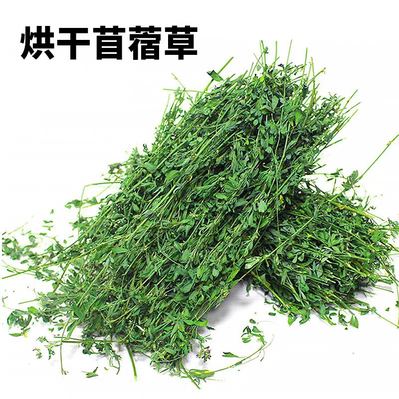 烘干毛重1KG紫花苜蓿草兔兔干草