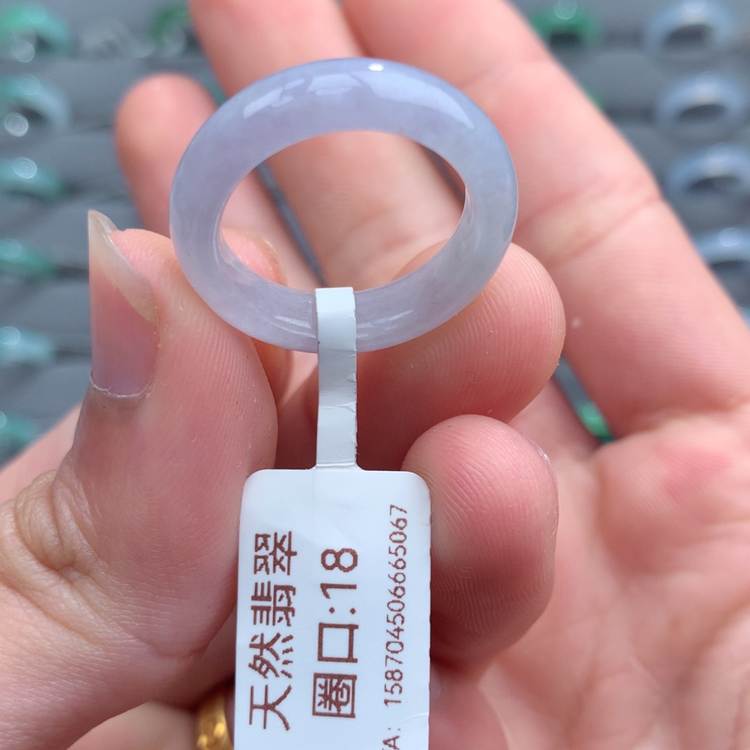 翡翠戒指未镶嵌天然
