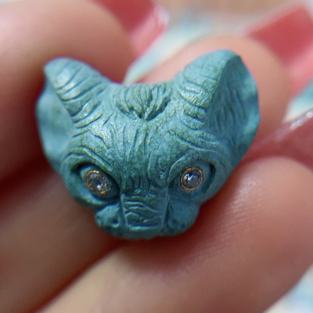 绿松石珠宝奇石未镶嵌