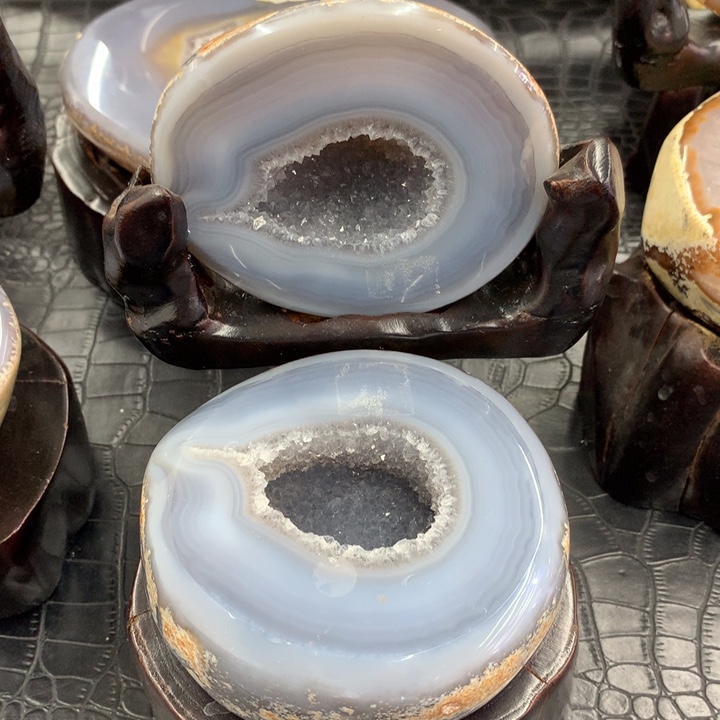 水晶福利拉丝聚宝盆未镶嵌