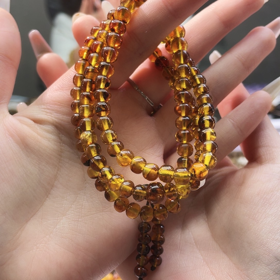 琥珀未镶嵌裸石抚顺琥珀6金珀