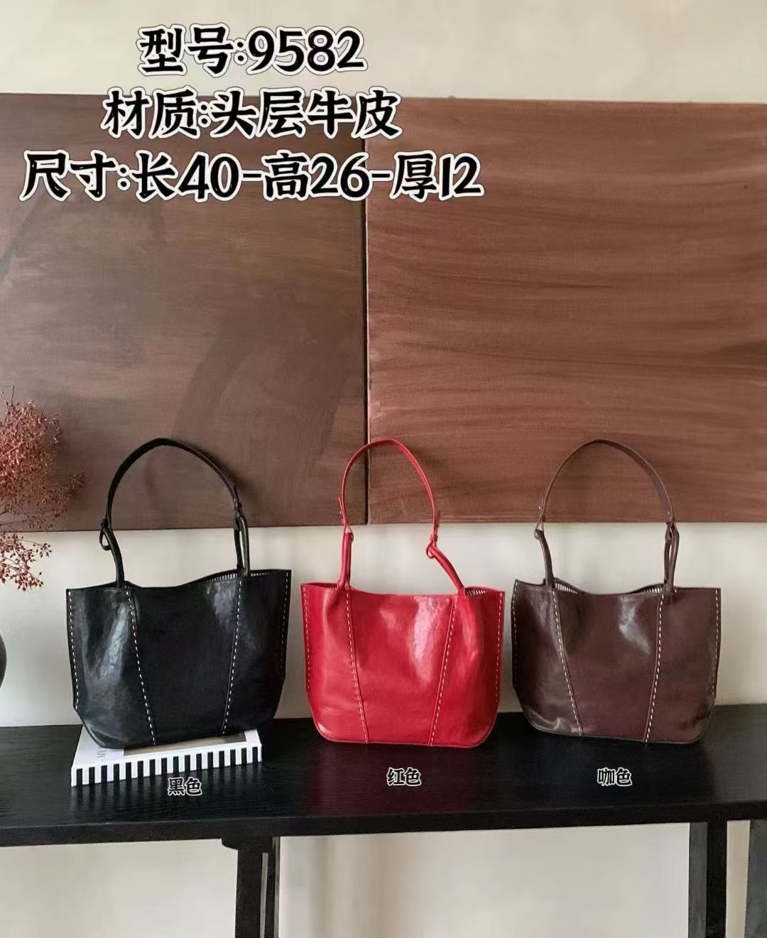 2025新款水晶植鞣小牛皮猫头鹰轻奢潮流托特包单肩包女士手拎包