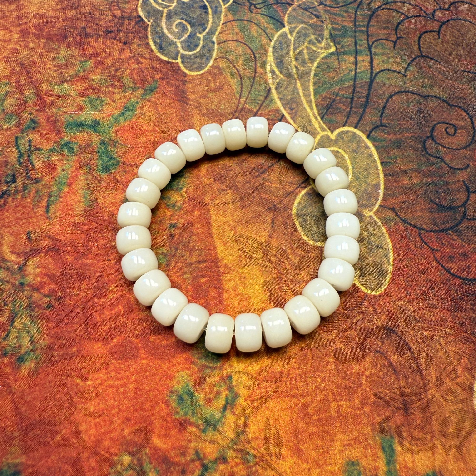 A139白玉菩提单圈手串-无礼盒