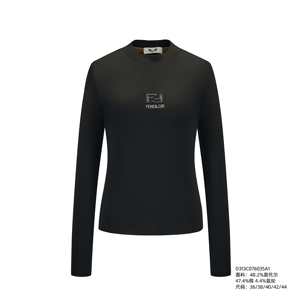 FENDILOR小怪兽25年秋冬款女士长袖T恤 D313C076035A