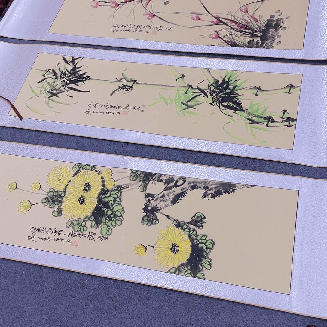 国画手绘作品欣赏与