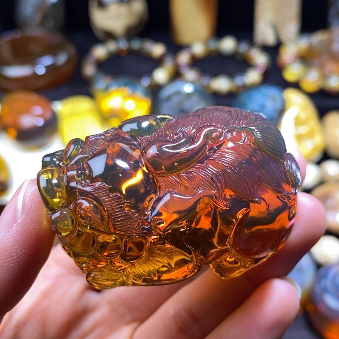 琥珀颈饰未镶嵌胖*家