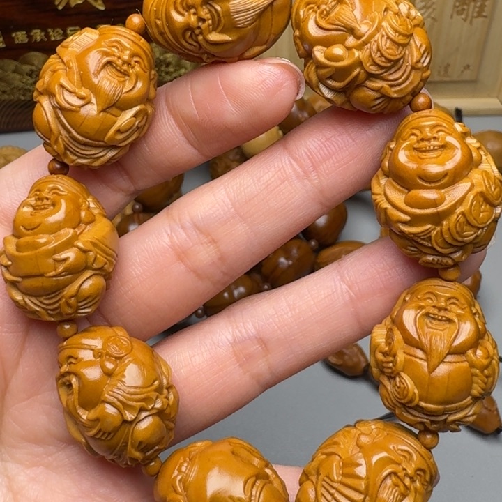 橄榄核手串/手链八大财神