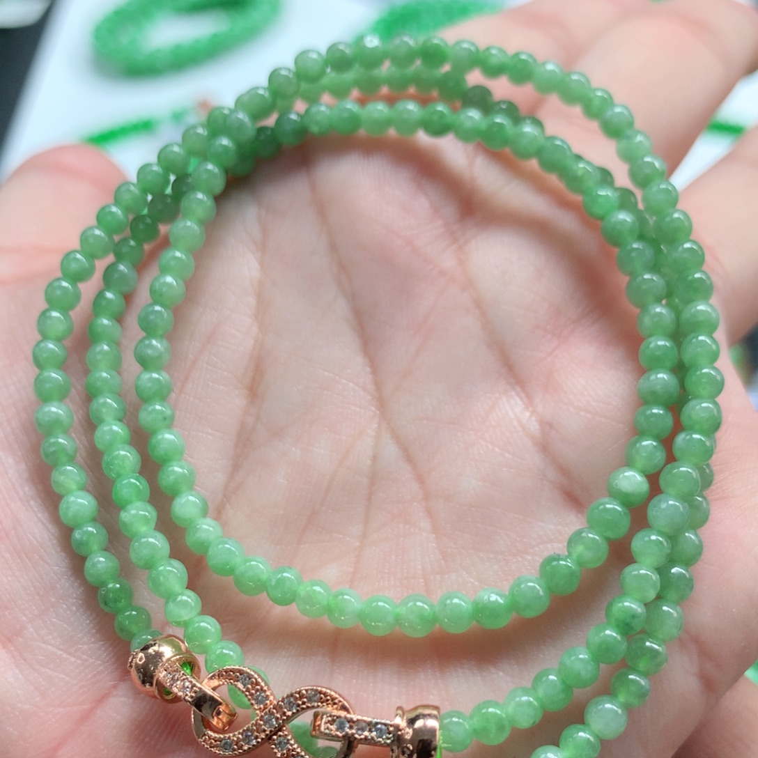 翡翠未镶嵌手链翡翠