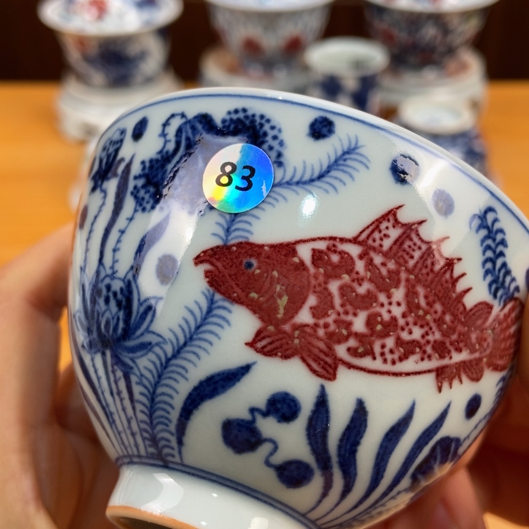 手绘现代茶具非古董