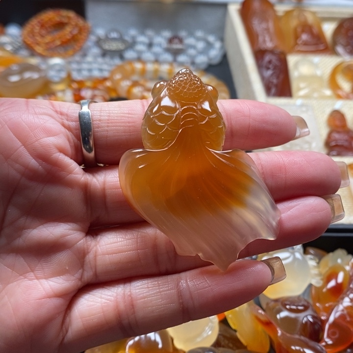 玛瑙/玉髓挂件未镶嵌