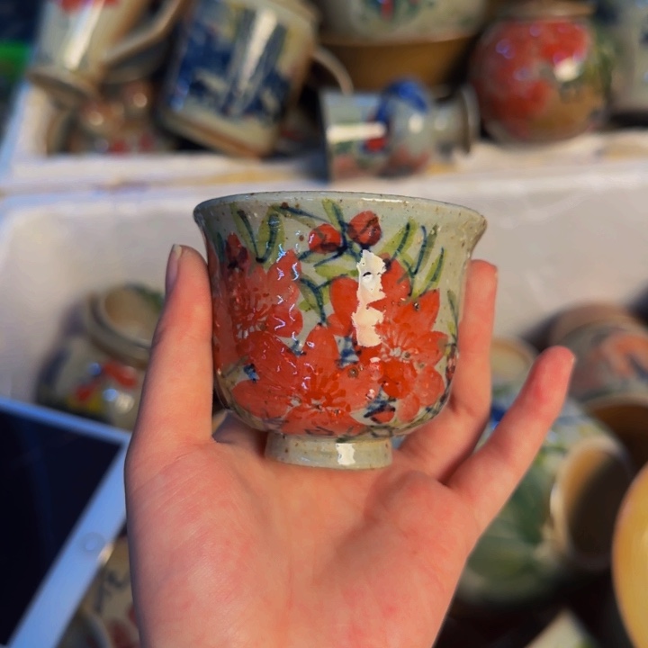 瓷片景德镇陶瓷手工手绘