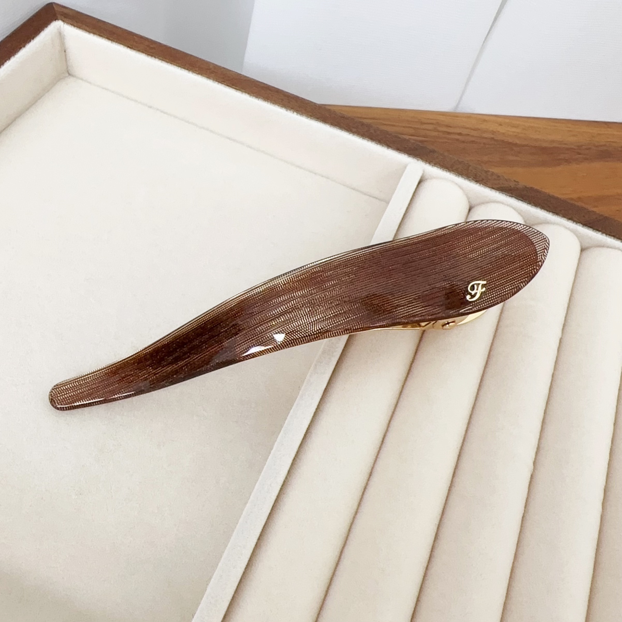 韩国Farfalla长款醋酸懒人夹大号后脑勺鸭嘴夹