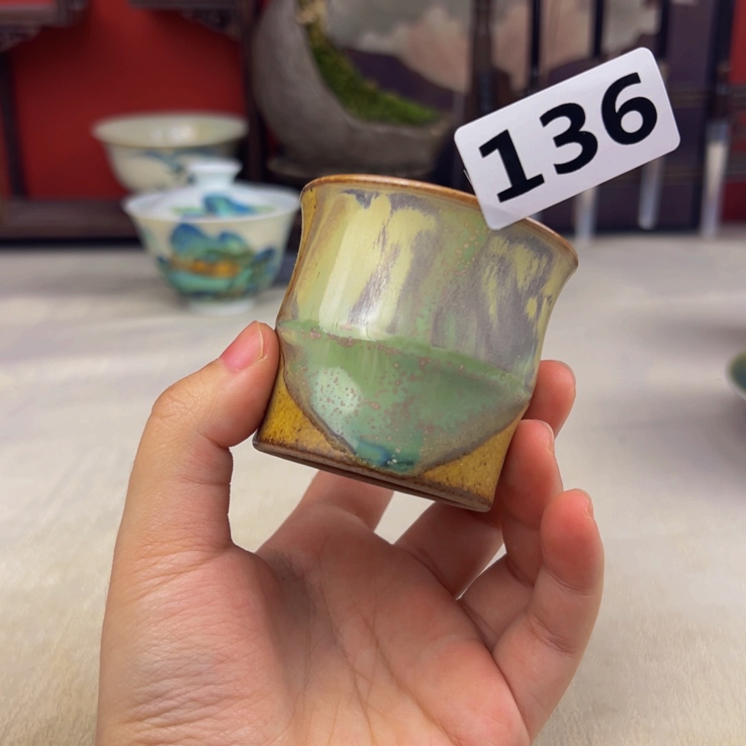 杯子纯手工柴烧主人杯