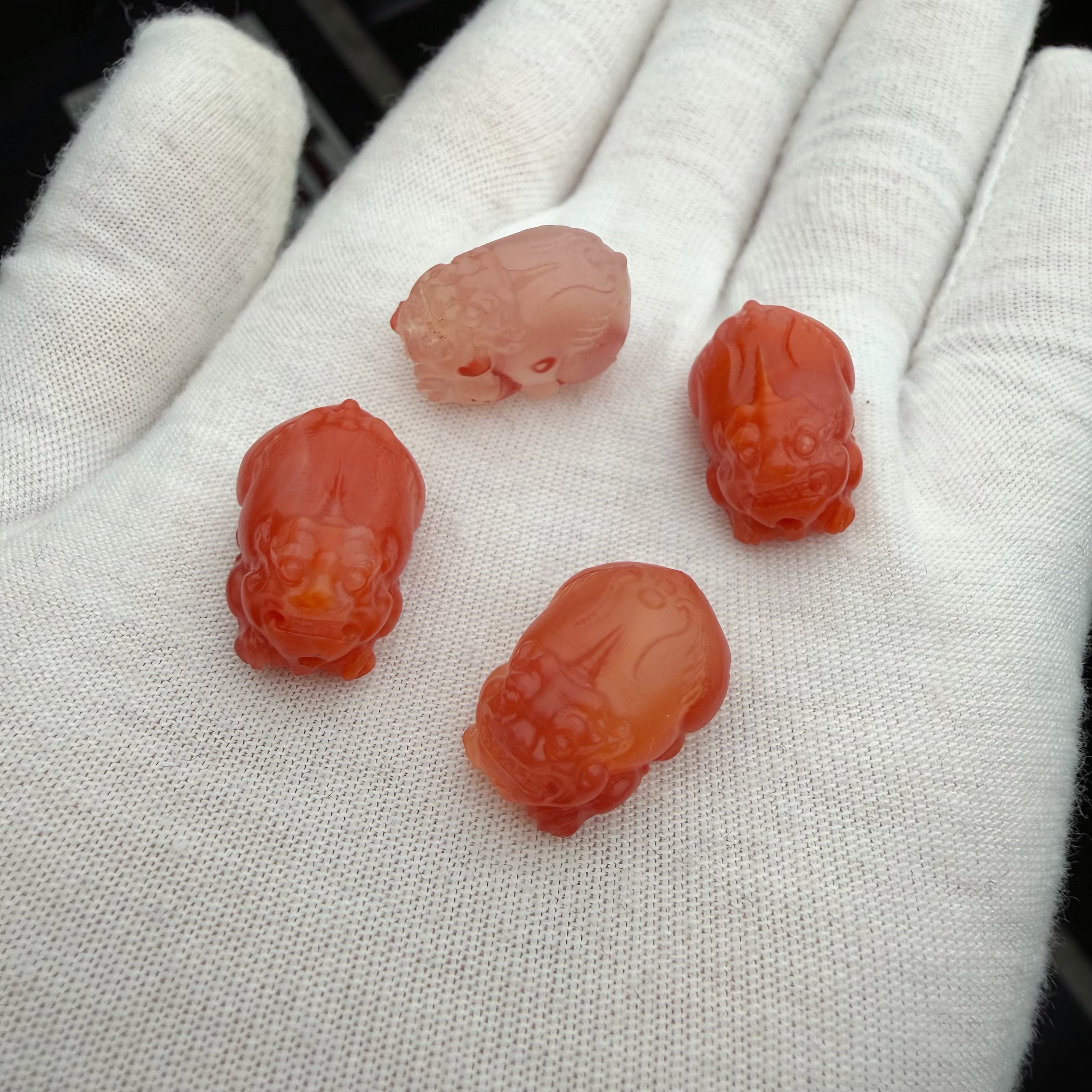 南红貔貅（多样性发一）天然杂裂矿点，完美主义慎拍