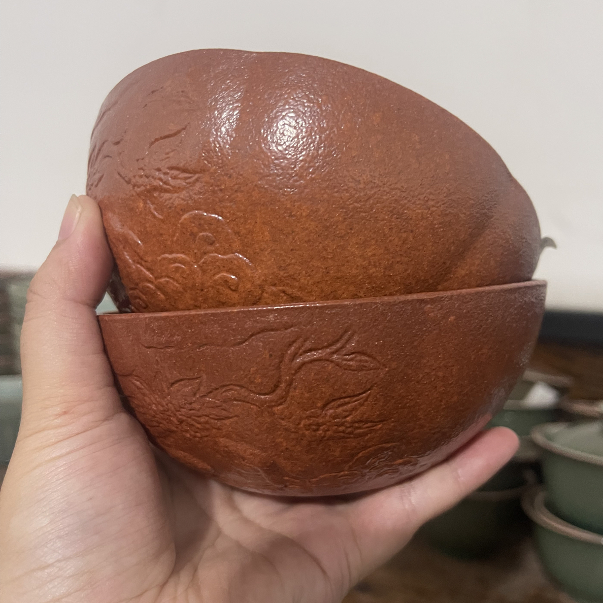 【北鱼专属】小青雅 兔子碗 橘黄色