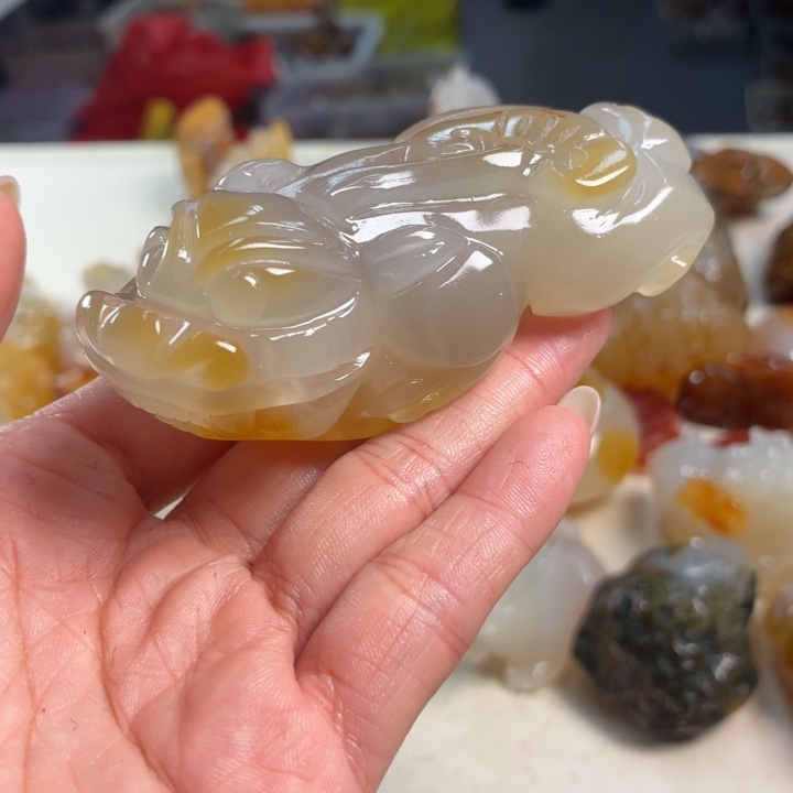 玛瑙/玉髓未镶嵌吊坠(不含链)