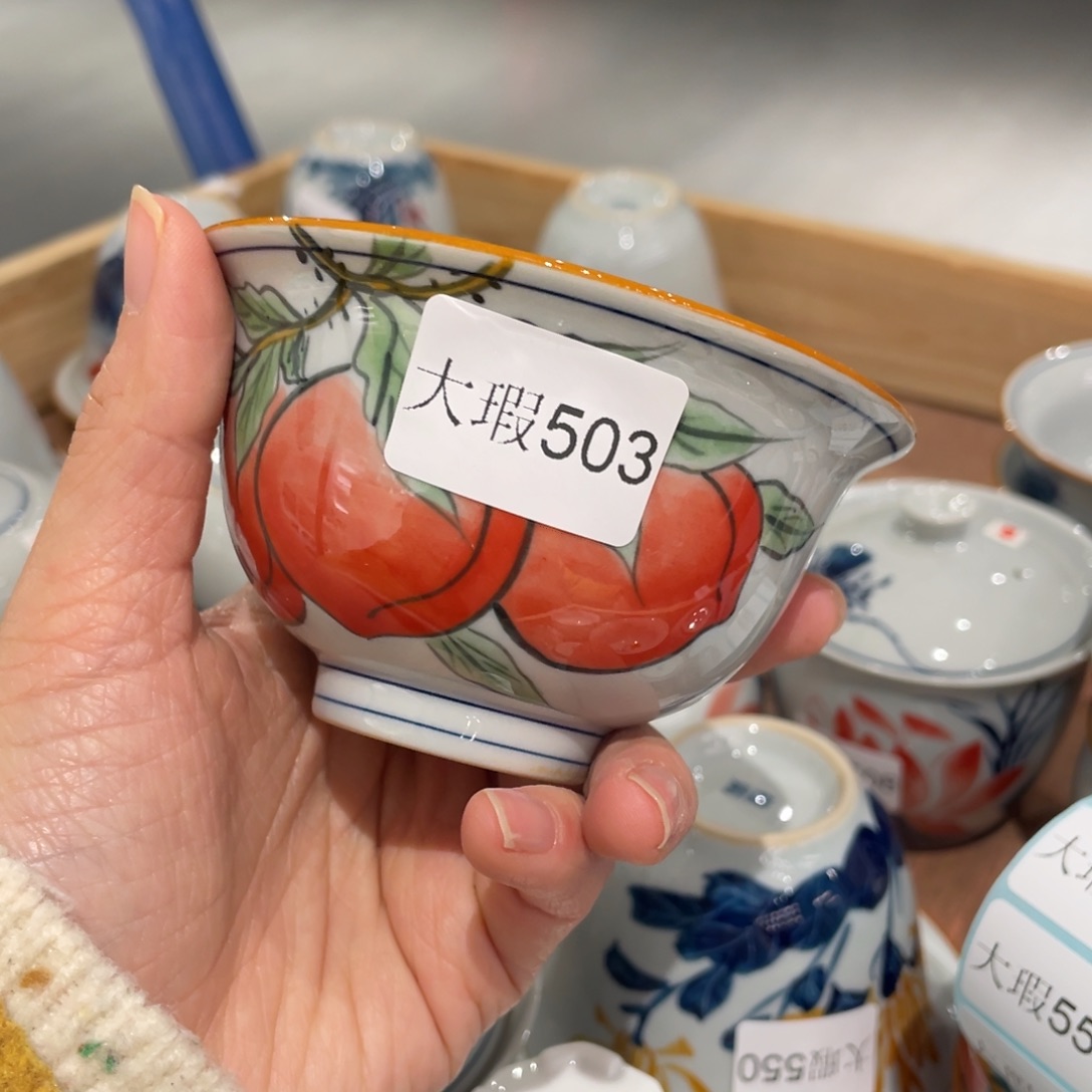 有瑕釉下彩纯手绘