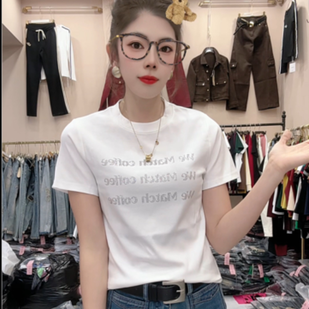 月月家，四季烫砖修身短袖003