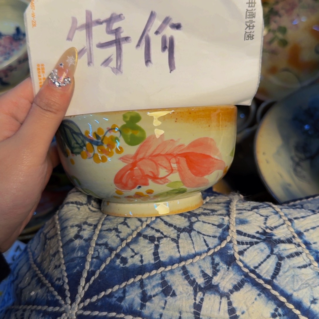 瓷片景德镇陶瓷手工手绘