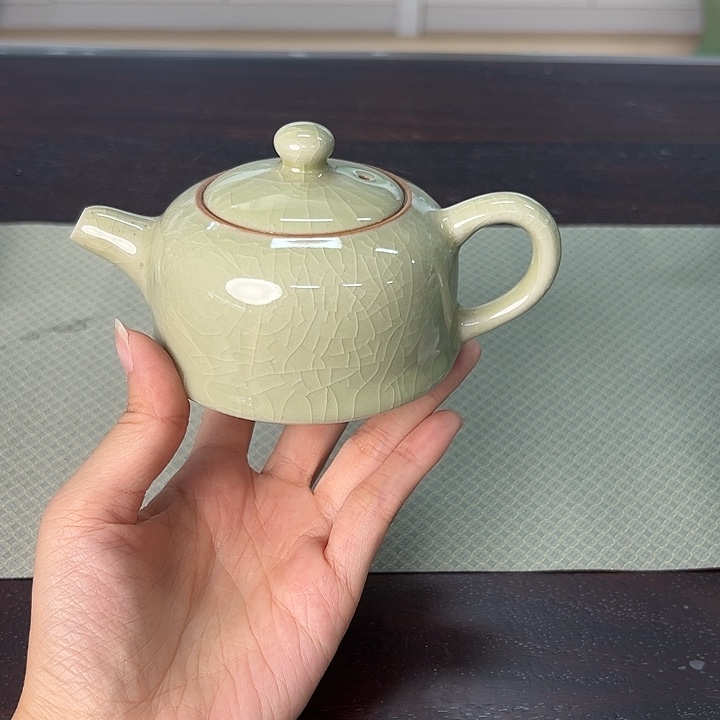 龙泉云间青瓷小米茶器