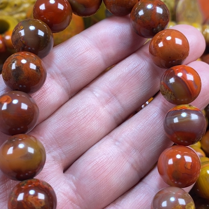 玛瑙/玉髓手串未镶嵌千***佛