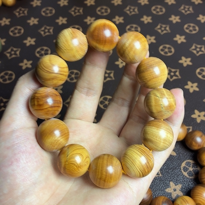 柏木（崖柏）手串/手链崖柏枯木龙胆20mm