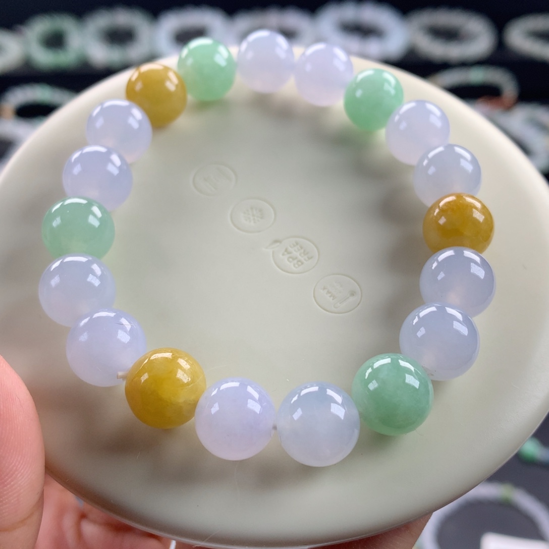 翡翠未镶嵌手链卡10