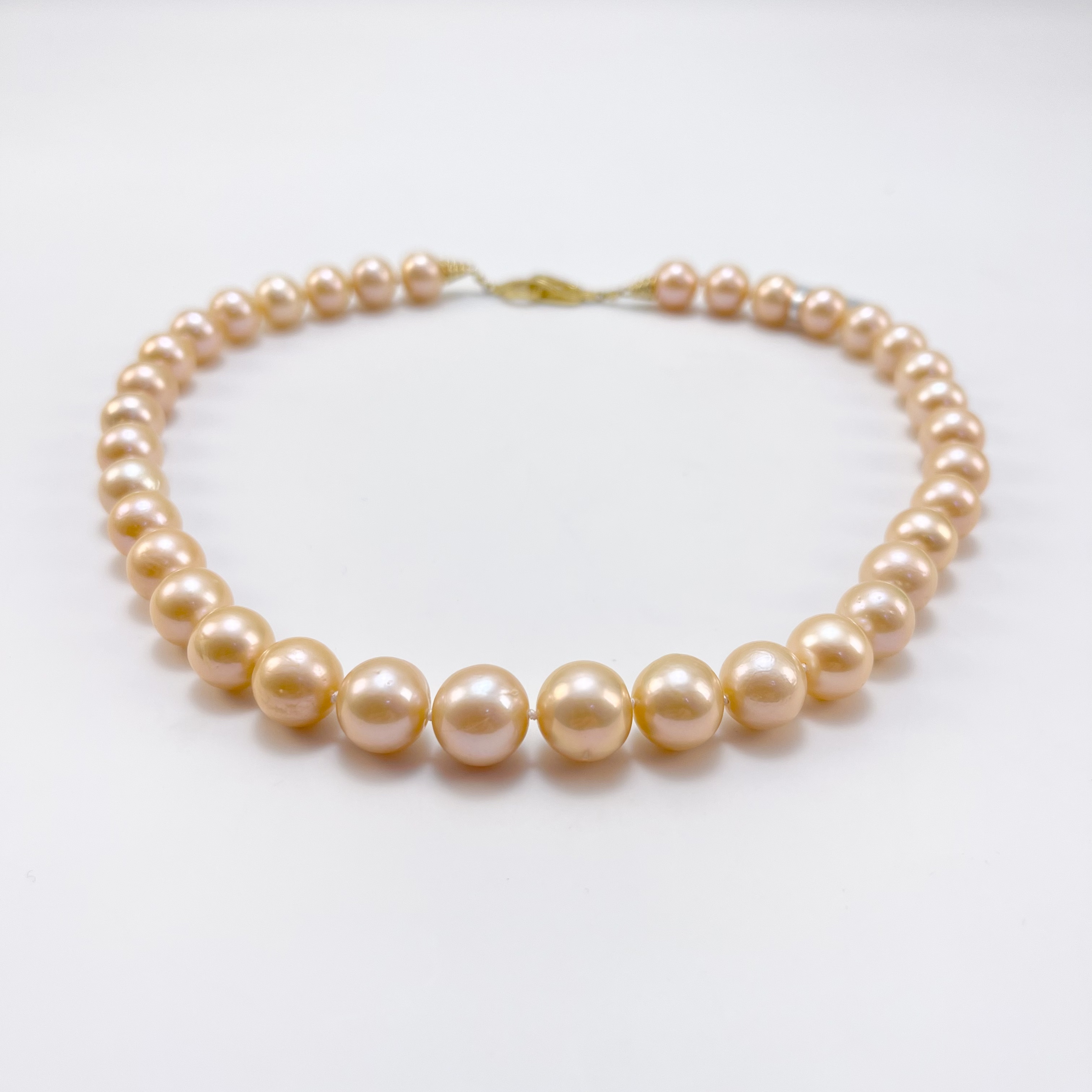 娜点珠宝 极光奶油皇后 11-13mm 淡水珍珠项链 ZCXX00121