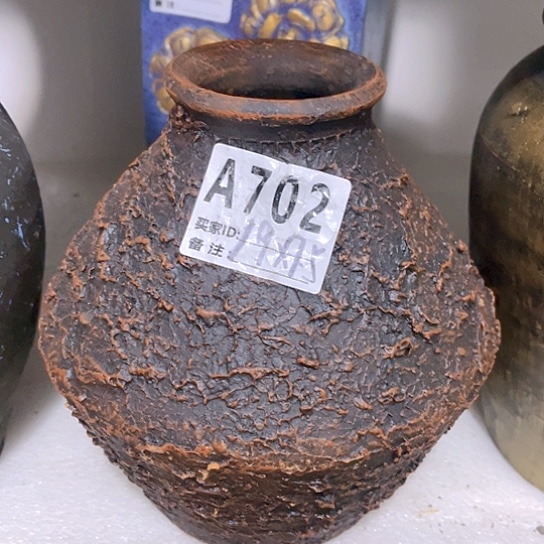 红陶手工制作工艺花盆