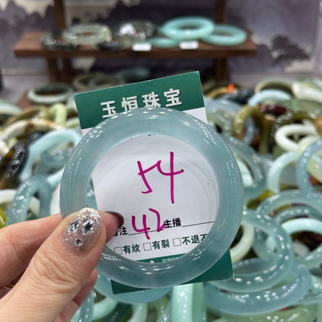 岫玉未镶嵌手镯手镯