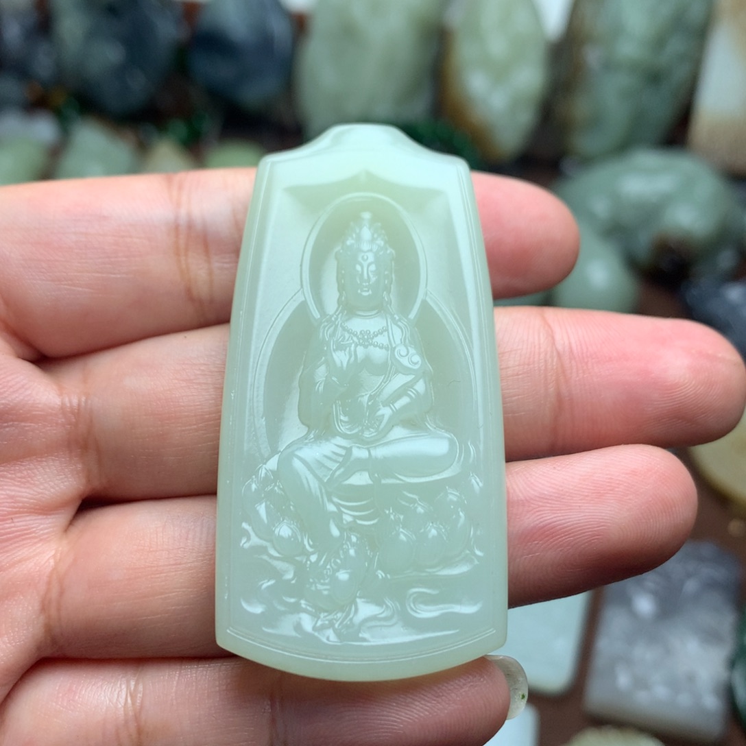 和田玉挂件未镶嵌