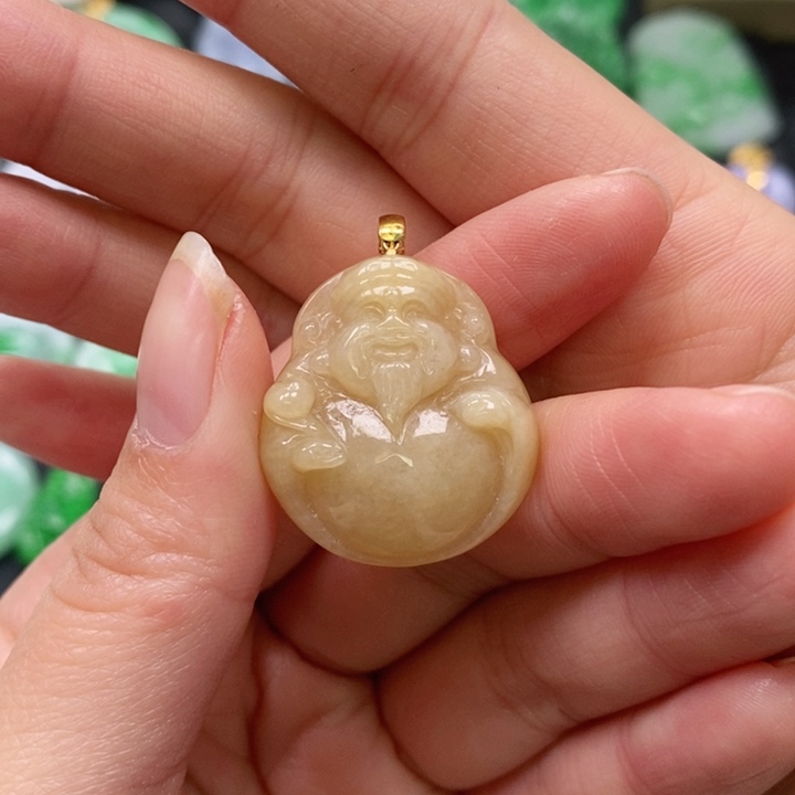 翡翠颈饰未镶嵌吊坠