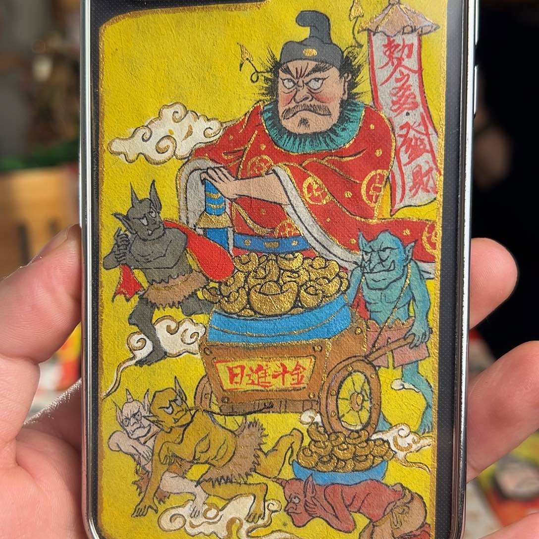 L***M纯手绘钟馗文创画