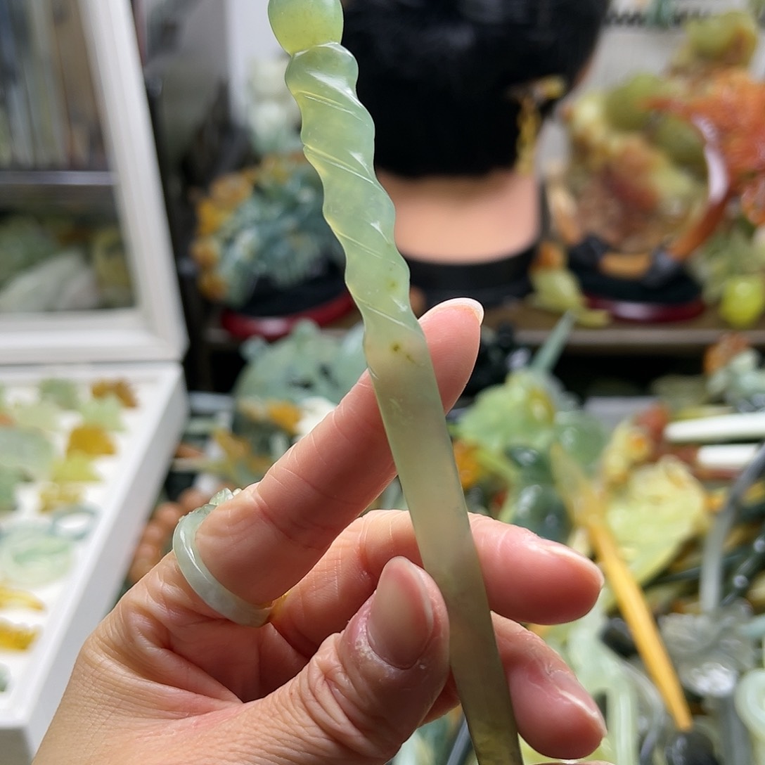 蛇纹石玉手链合金