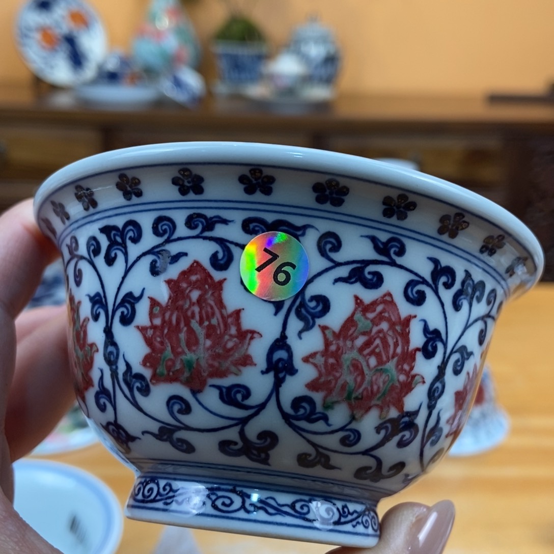 手绘现代茶具非古董