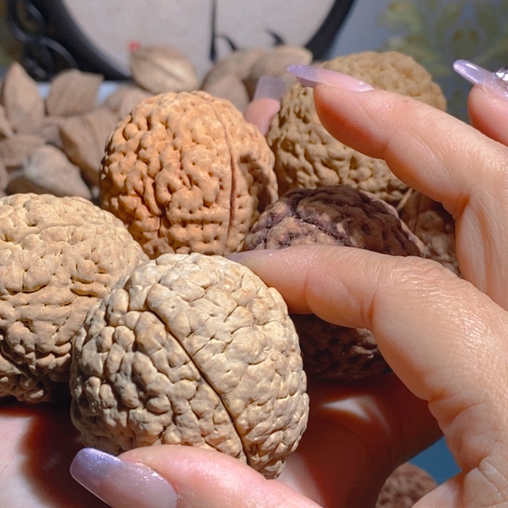 野生三瓣脑纹大金刚6颗