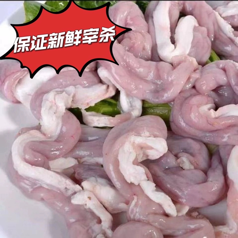 新鲜猪粉肠顺丰冷链