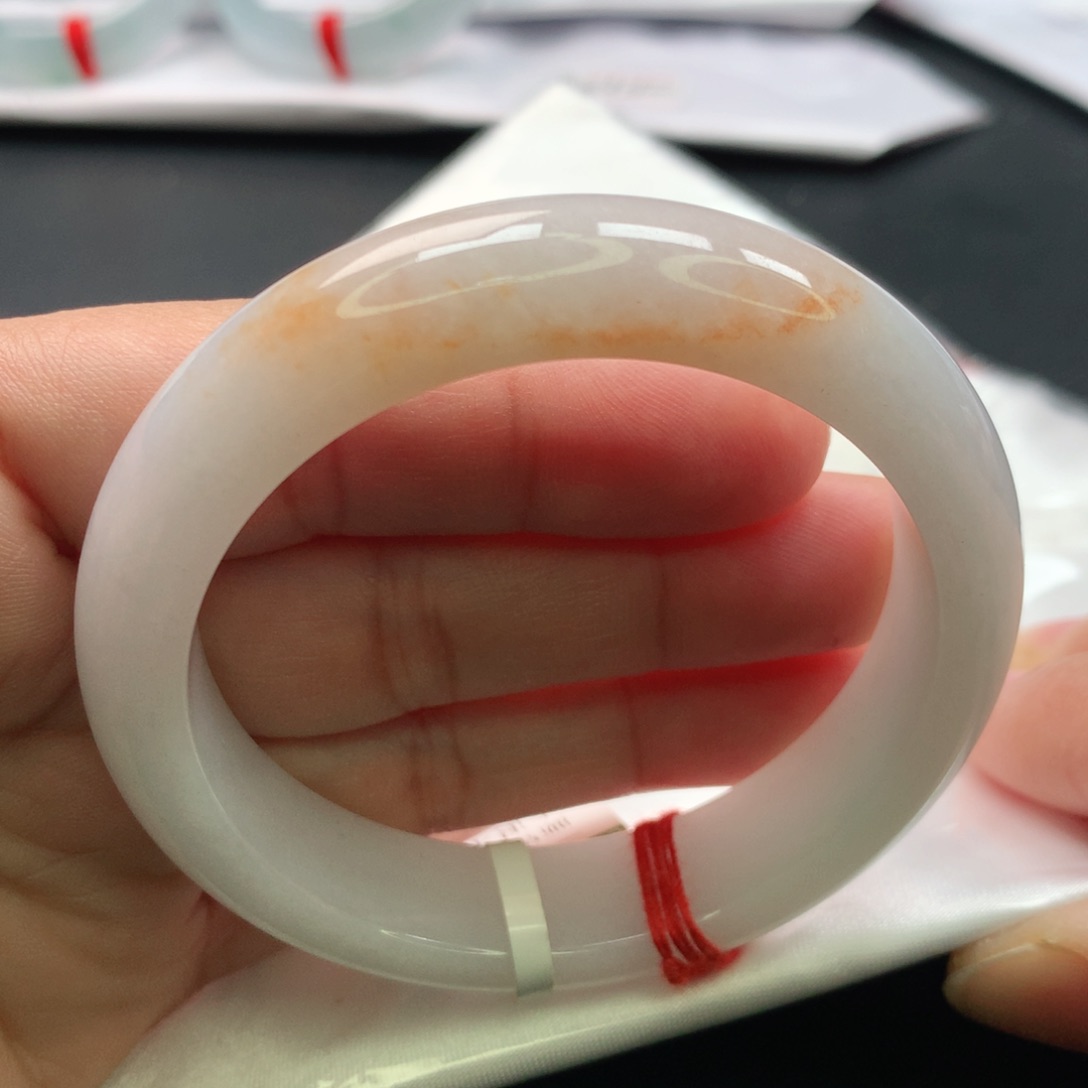 翡翠手镯未镶嵌缅甸52.53