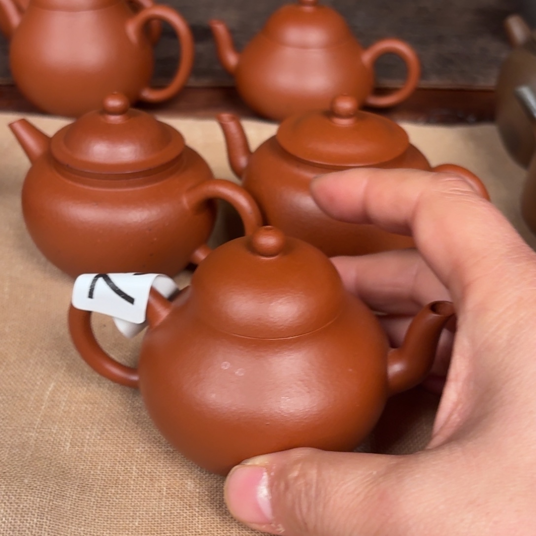 懒***治紫砂茶壶小品梨壶