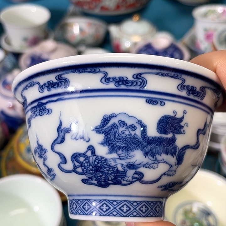 景德镇陶瓷主人杯133444