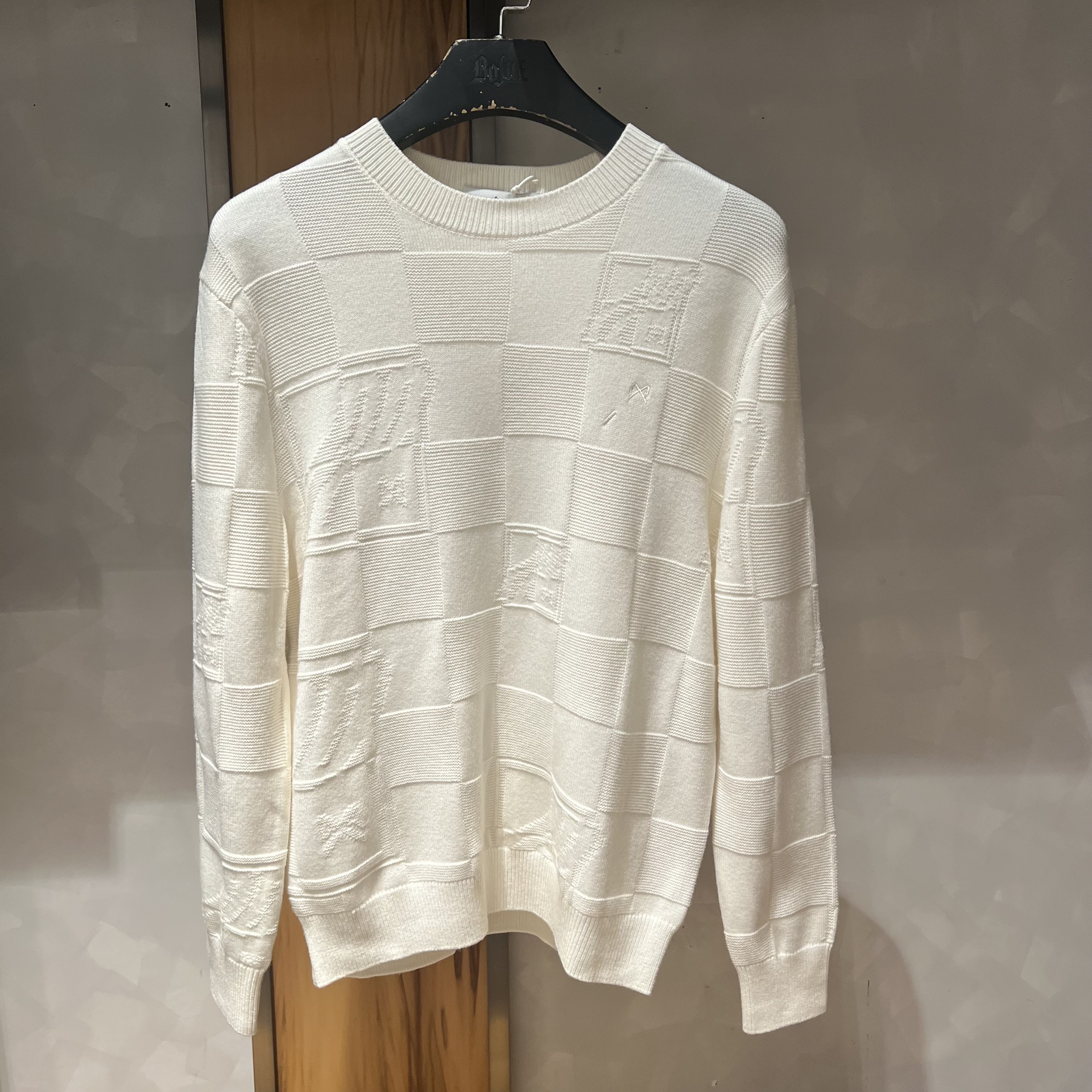 西班牙PP-WHITE 25年秋冬针织长袖毛衣圆领秋冬套头衫0500729
