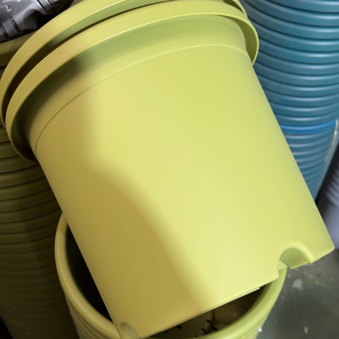 树脂四季盆5#无拖果绿微瑕6